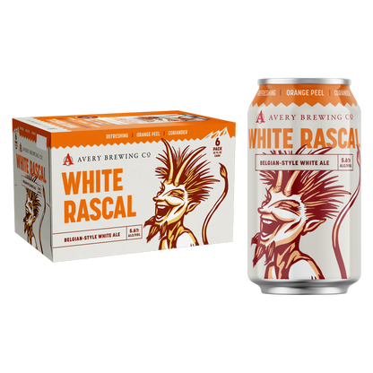 Avery White Rascal 6pk 12oz Can 5.6% ABV