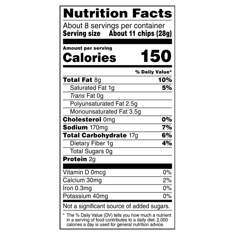 Doritos Simply Organic White Cheddar Flavored Tortilla Chips 7.5oz