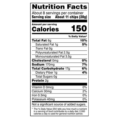 Doritos Simply Organic White Cheddar Flavored Tortilla Chips 7.5oz