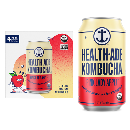 Health-Ade Pink Lady Apple 4pk 11.5oz Can
