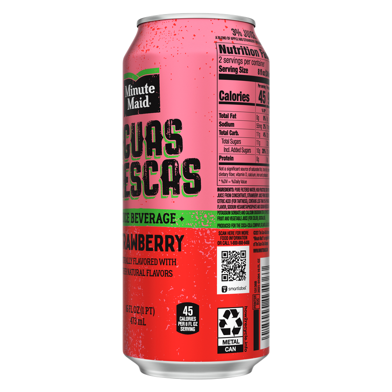 Minute Maid Aguas Frescas Strawberry 16oz
