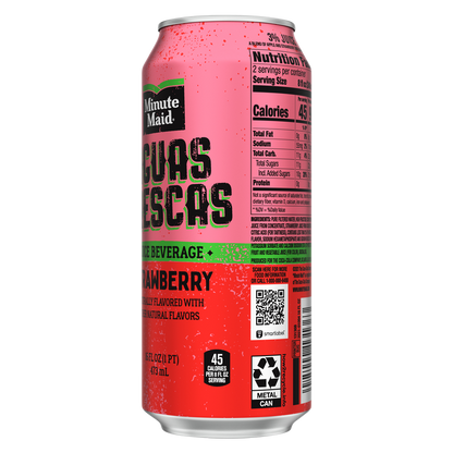 Minute Maid Aguas Frescas Strawberry 16oz