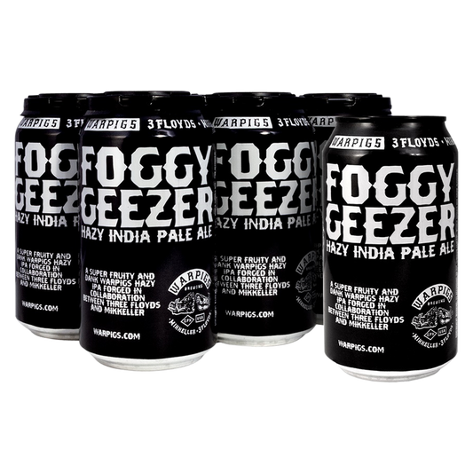 Warpigs Foggy Geezer Hazy IPA 6pk 12oz Can 6.8% ABV