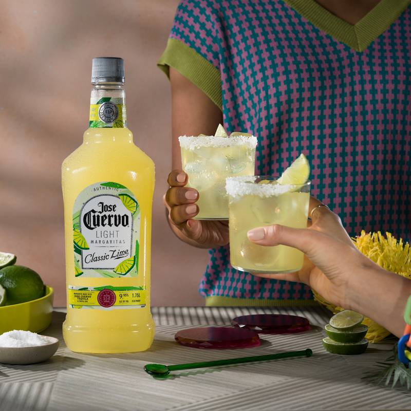 Jose Cuervo Authentic Margarita Classic Lime Light Ready to Drink Cocktail 1.75L 9.95% ABV