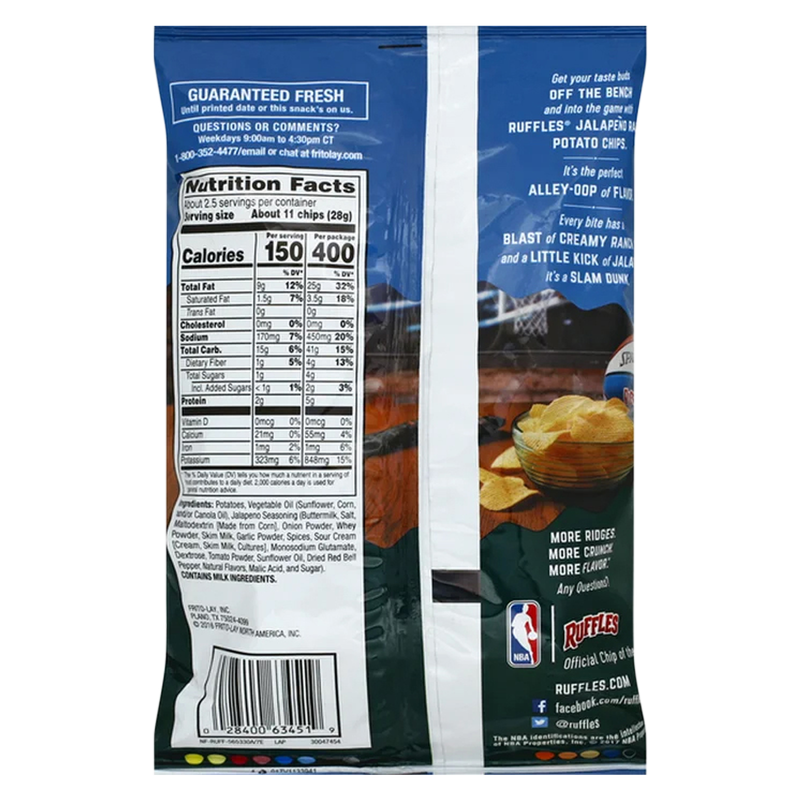 Ruffles Jalapeno Ranch 2.5oz