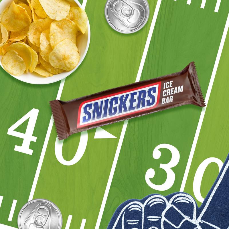 SNICKERS Ice Cream, Chocolatey Caramel Peanut Butter Ice Cream Bar, 2.8 Oz