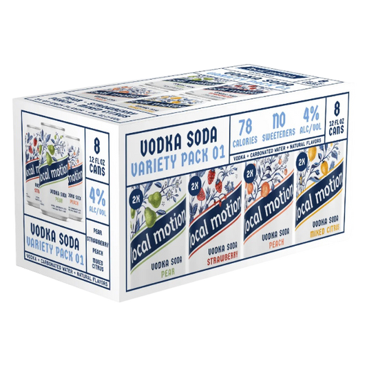 Local Motion Vodka Soda Variety 8pk 12oz