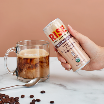 RISE Brewing Co. Oat Milk Nitro Cold Brew Latte 7oz Can