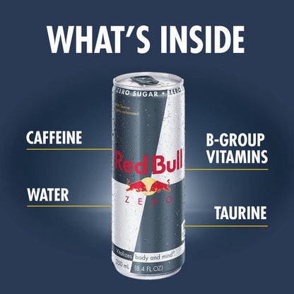 Red Bull Energy Drink Zero 8.4oz Can