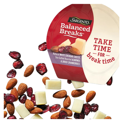 Sargento Balanced Breaks Sharp White Cheddar with Almond & Cranberry  - 1.5oz