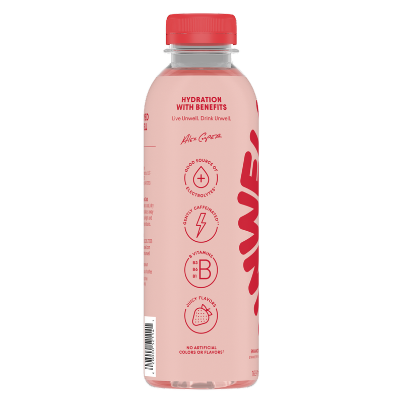 Unwell Strawberry Hydration Drink 16.9oz Btl