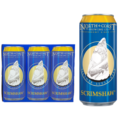 North Coast Brewing Scrimshaw Pilsner 6pk 16oz Can