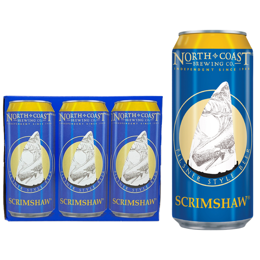 North Coast Brewing Scrimshaw Pilsner 6pk 16oz Can