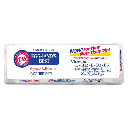 Eggland's Best Large Cage Free White Eggs - 12ct