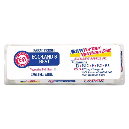 Eggland's Best Large Cage Free White Eggs - 12ct