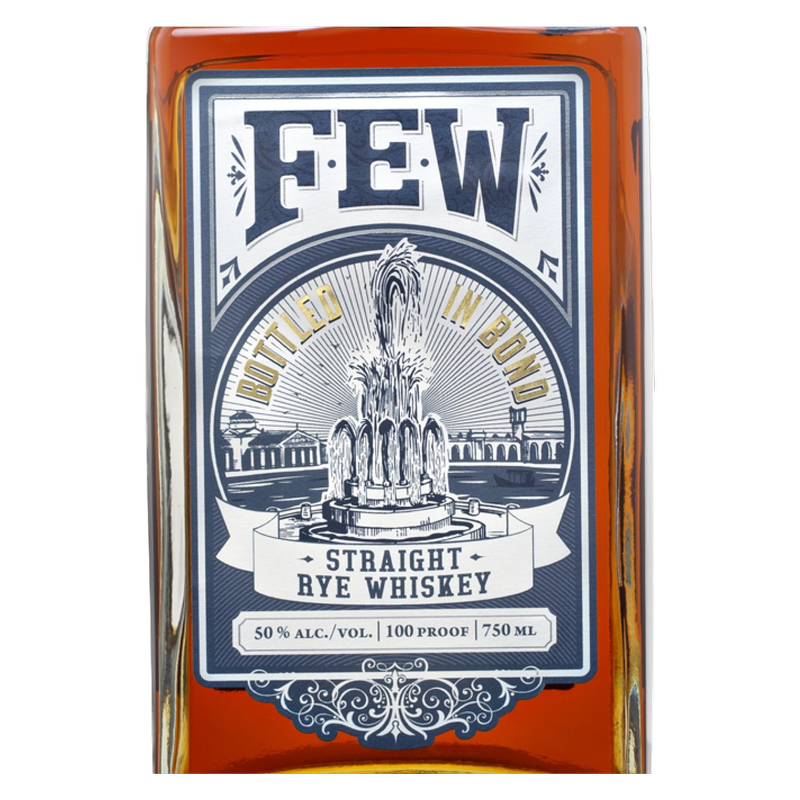 FEW Bottled In Bond Rye Whiskey Cask Strength 750ml (100 proof)