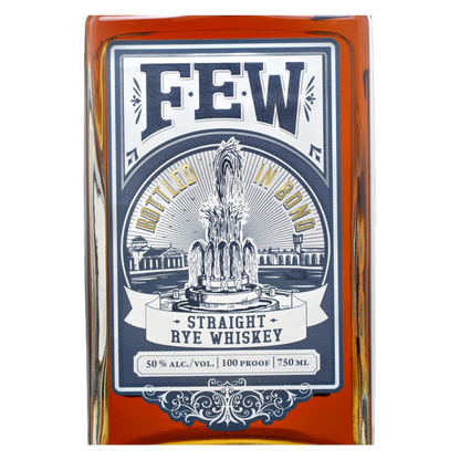 FEW Bottled In Bond Rye Whiskey Cask Strength 750ml (100 proof)