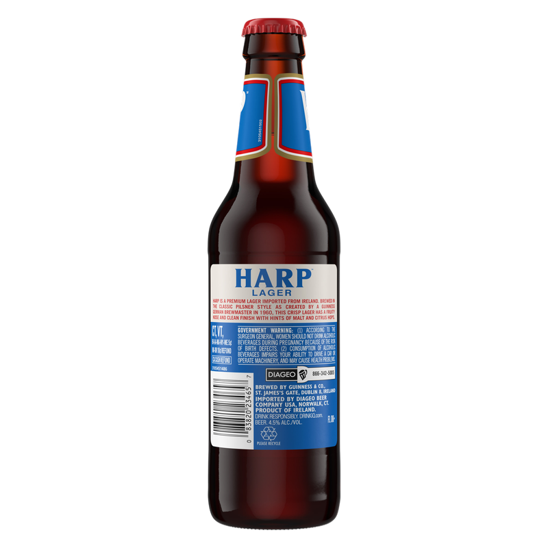 Harp 12pk 12oz Btl 4.5% ABV
