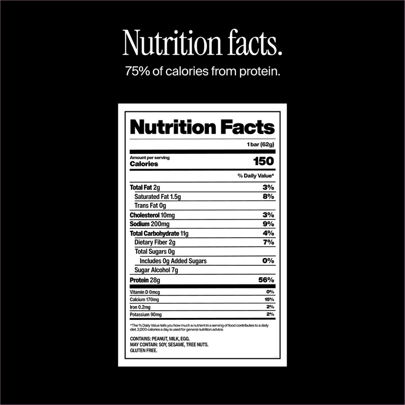 David Salted Peanut Butter Protein Bar, 2.19 oz