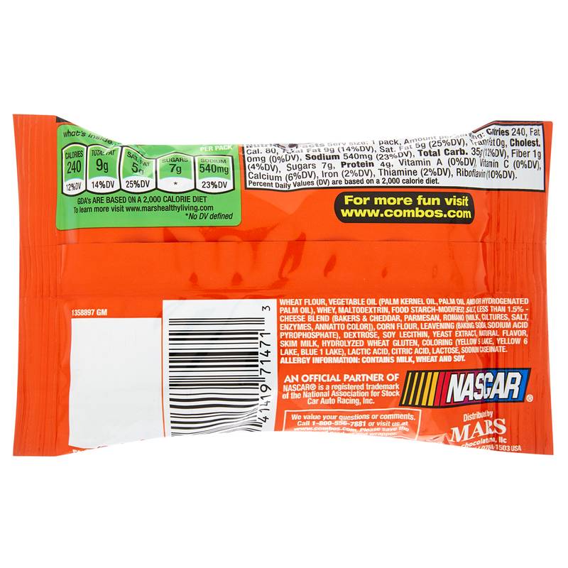 Combos Cheddar Cheese Pretzels 1.8oz