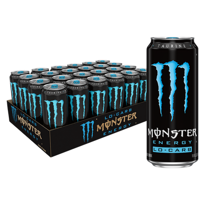 Monster Energy Lo-Carb 24pk16oz Can- XL