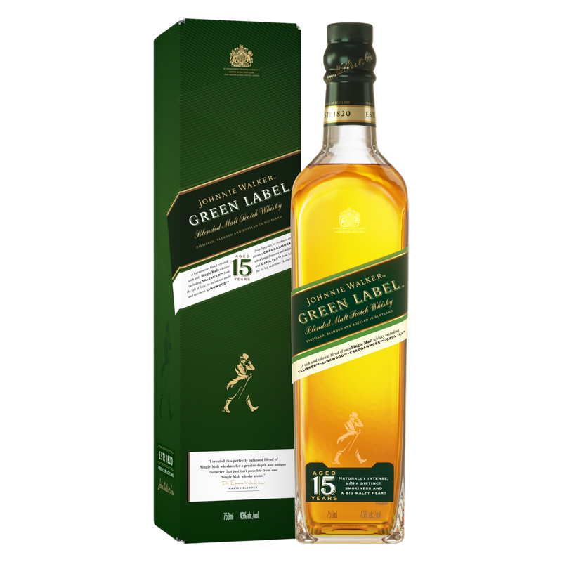 Johnnie Walker Green Label Scotch 750ml