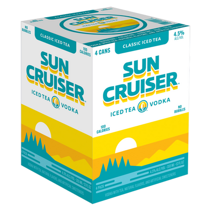Sun Cruiser Iced Tea Vodka 4pk 12oz Can 4.5% ABV