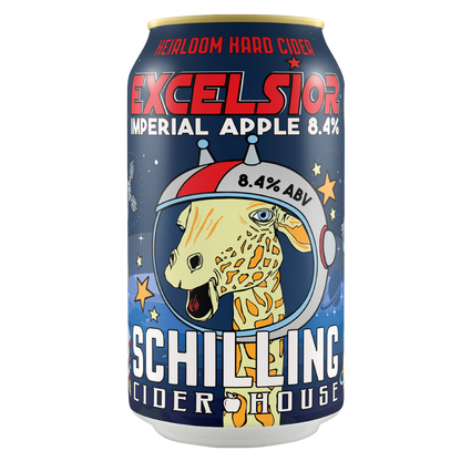 Schilling Cider Excelsior Imperial Apple 6pk 12oz Can 8.4% ABV