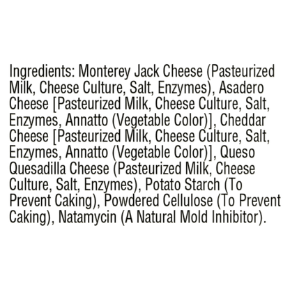 Sargento Finely Shredded 4 Cheese Mexican Natural Cheese - 8oz