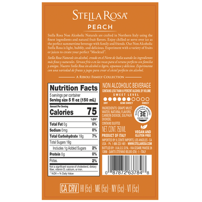 Stella Rosa Peach Non Alcoholic 750ml