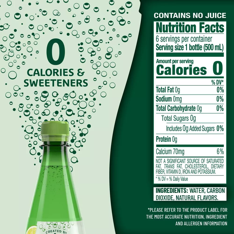 Maison Perrier Lime Sparkling Water 6pk 500ml Btl