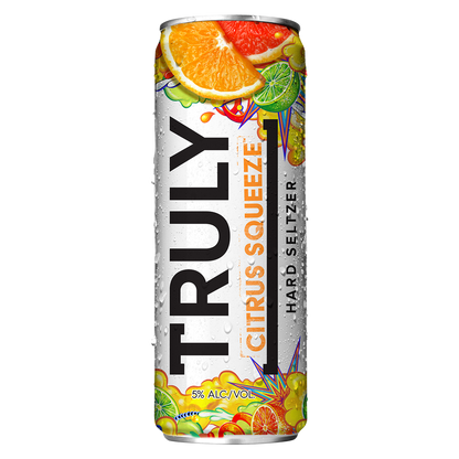 TRULY Citrus Squeeze Hard Seltzer Single 12oz Can 5.0% ABV