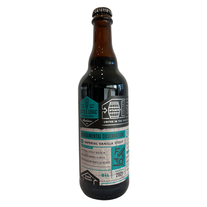 Bottle Logic Brewing Fundamental Observation BA Imp Vanilla Stout 500ml