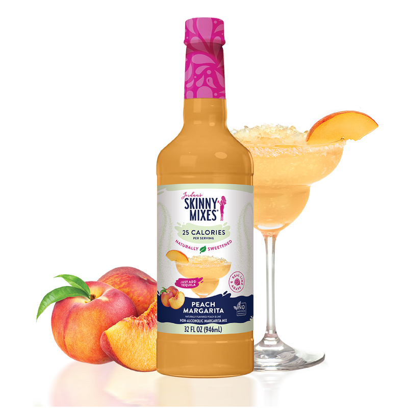 Jordan's Skinny Mixes Naturally Sweetened Peach Margarita 32oz Btl