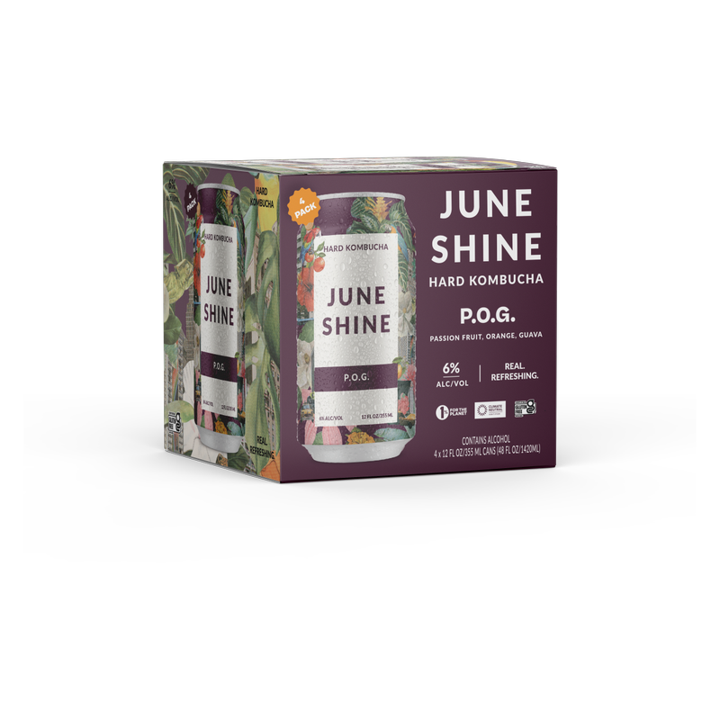 JuneShine Hard Kombucha P.O.G. (4PKC 12 OZ)