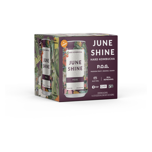 JuneShine Hard Kombucha P.O.G. (4PKC 12 OZ)