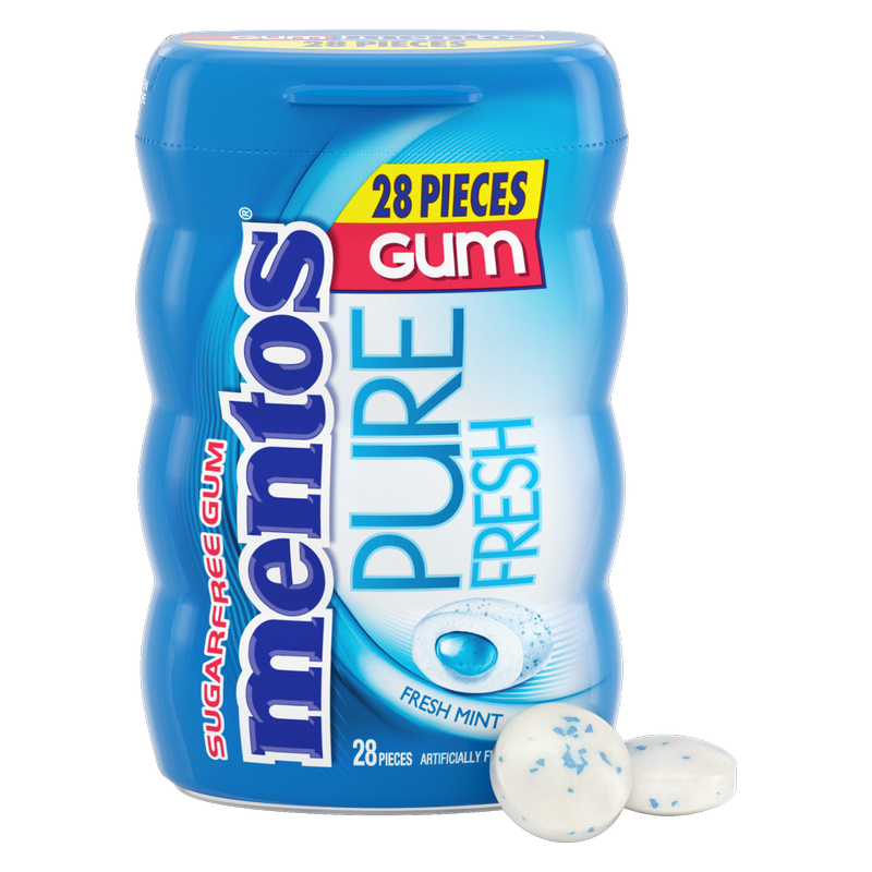 Mentos Fresh Mint Gum, 28 ct
