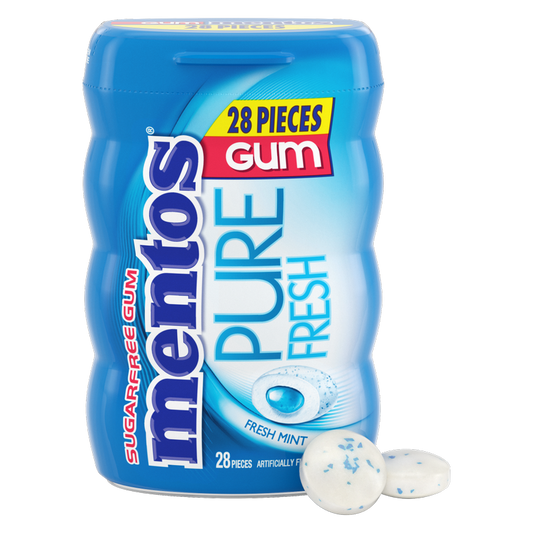 Mentos Fresh Mint Gum, 28 ct