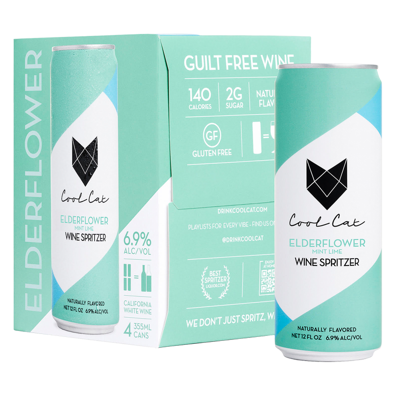 Cool Cat Original Wine Spritzer 4pk 355ml Can 6.9% ABV