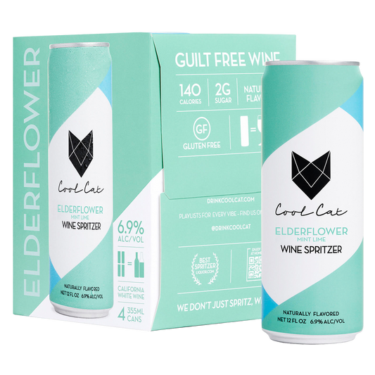 Cool Cat Original Wine Spritzer 4pk 355ml Can 6.9% ABV