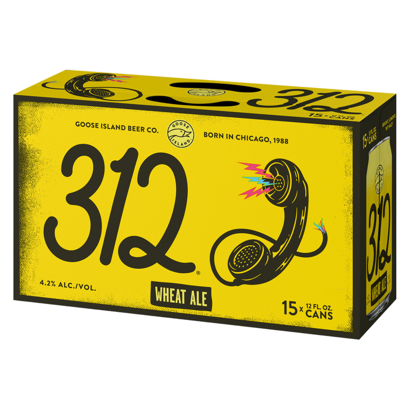 Goose Island 312 Urban Wheat Ale 15pk 12oz Can 4.2% ABV