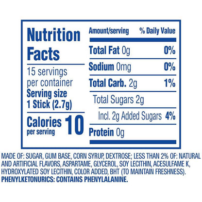 Juicy Fruit 10 ct - XL