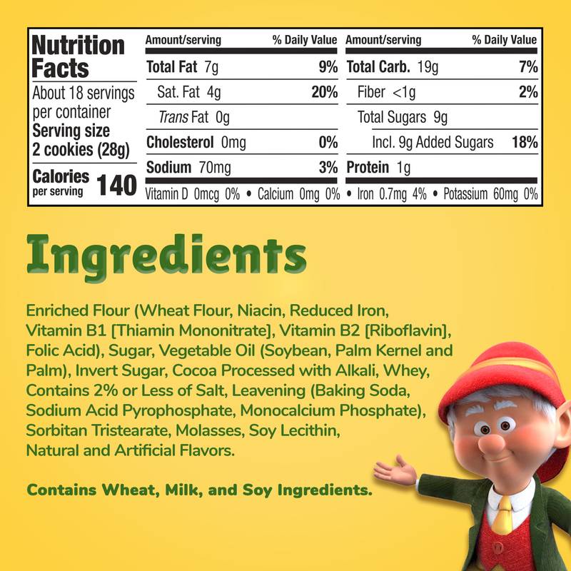 Keebler Fudge Stripes, Original Shortbread Cookies Coated in Keebler Fudge, 11.5 oz