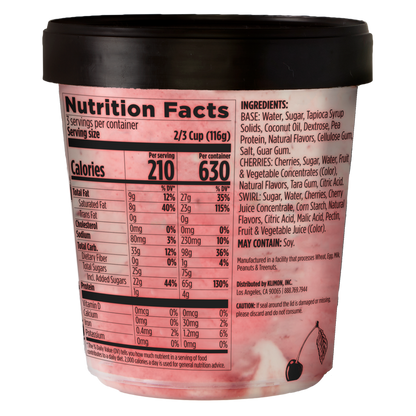 KLIMON Cherry Bomb Premium Dairy-Free Frozen Dessert Pint