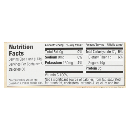 Santa Cruz Organic Cinnamon Apple Sauce 4oz 6pk