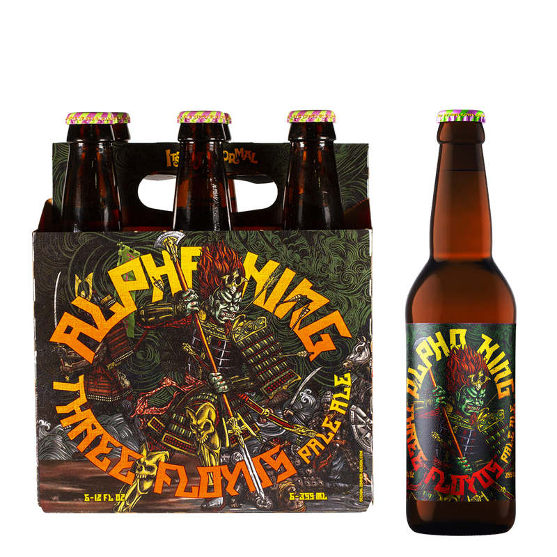 Three Floyds Alpha King Pale Ale 6pk 12oz Btl 6.6% ABV