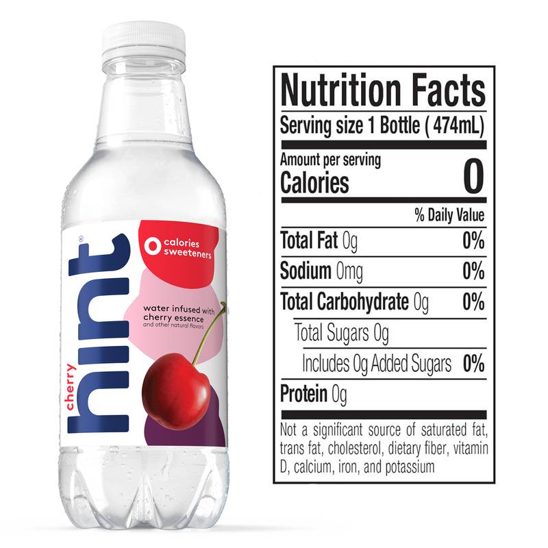 Hint Cherry Water 16oz Btl