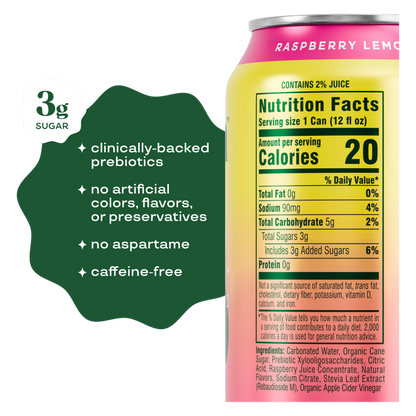 Bloom Pop Raspberry Lemonade 12oz Can