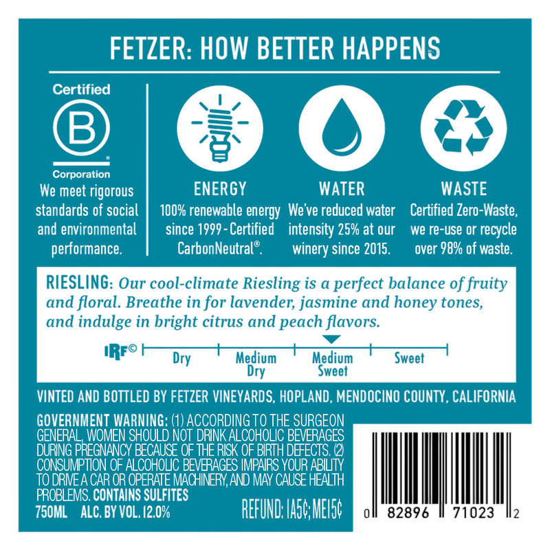 Fetzer Riesling 750ml