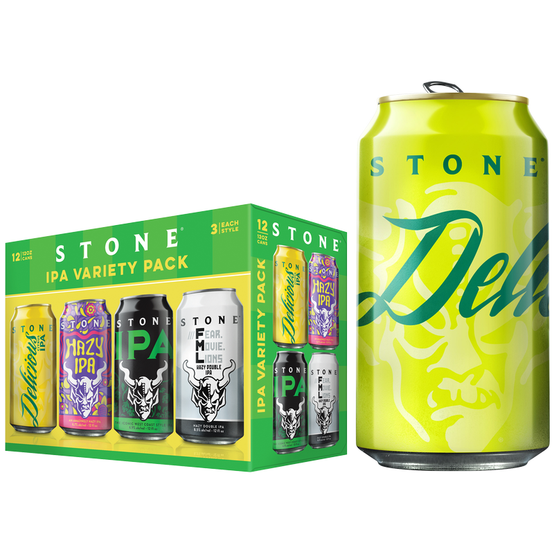 Stone Brewing IPA Variety 12pk 12oz Can 8.5% ABV